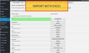 IMPORT PRODUCT WITH EXCEL - DRAG & DROP